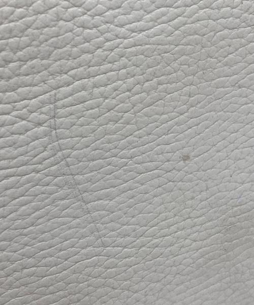 BURBERRY（バーバリー）BURBERRY (バーバリー) 裏地ノヴァチェック レザーハンドバッグ アイボリーの古着・服飾アイテム