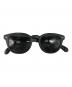 OLIVER PEOPLES（オリバーピープルズ）の古着「Sheldrake Sun ボストンウェリントン型サングラス」｜Semi Matte Black/Ebo
