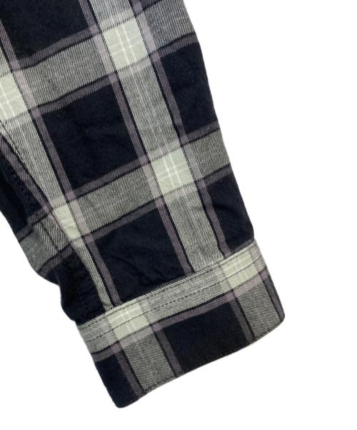 DIESEL（ディーゼル）DIESEL (ディーゼル) S-IX-AJFI GREY Hooded shirt ブラック サイズ:44の古着・服飾アイテム