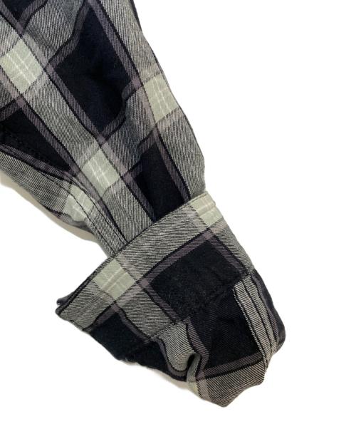 DIESEL（ディーゼル）DIESEL (ディーゼル) S-IX-AJFI GREY Hooded shirt ブラック サイズ:44の古着・服飾アイテム