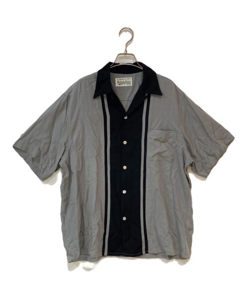 WACKO MARIA（ワコマリア）WACKO MARIA (ワコマリア) TWO TONE 50'S OPEN COLLAR SHIRT TYPE-1 ライトグレー サイズ:Ｍの古着・服飾アイテム