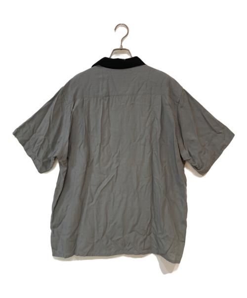 WACKO MARIA（ワコマリア）WACKO MARIA (ワコマリア) TWO TONE 50'S OPEN COLLAR SHIRT TYPE-1 ライトグレー サイズ:Ｍの古着・服飾アイテム