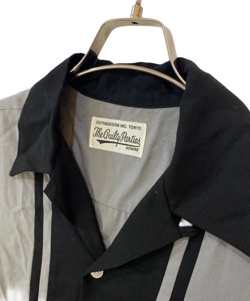 WACKO MARIA（ワコマリア）WACKO MARIA (ワコマリア) TWO TONE 50'S OPEN COLLAR SHIRT TYPE-1 ライトグレー サイズ:Ｍの古着・服飾アイテム