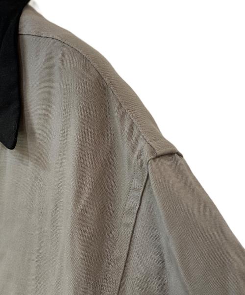 WACKO MARIA（ワコマリア）WACKO MARIA (ワコマリア) TWO TONE 50'S OPEN COLLAR SHIRT TYPE-1 ライトグレー サイズ:Ｍの古着・服飾アイテム