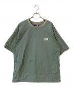 THE NORTHFACE PURPLELABEL×BEAUTY&YOUTHザ・ノースフェイス パープルレーベル×ビューティーアンドユース）の古着「別注グラフィックウーブンティー」｜グリーン