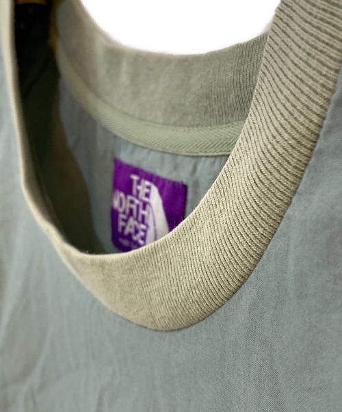 THE NORTHFACE PURPLELABEL（ザ・ノースフェイス パープルレーベル）THE NORTHFACE PURPLELABEL (ザ・ノースフェイス パープルレーベル) BEAUTY&YOUTH (ビューティーアンドユース) 別注グラフィックウーブンティー グリーン サイズ:Lの古着・服飾アイテム