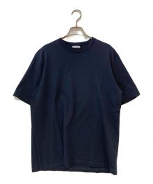movb（モーヴ）の古着「リアルシルキーコットンジャージー ジャケットフィットTシャツ」｜ブラック