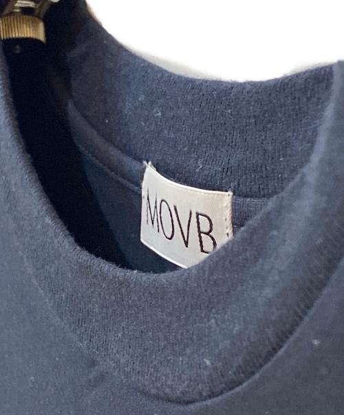 movb（モーヴ）movb (モーヴ) リアルシルキーコットンジャージー ジャケットフィットTシャツ ブラック サイズ:48の古着・服飾アイテム