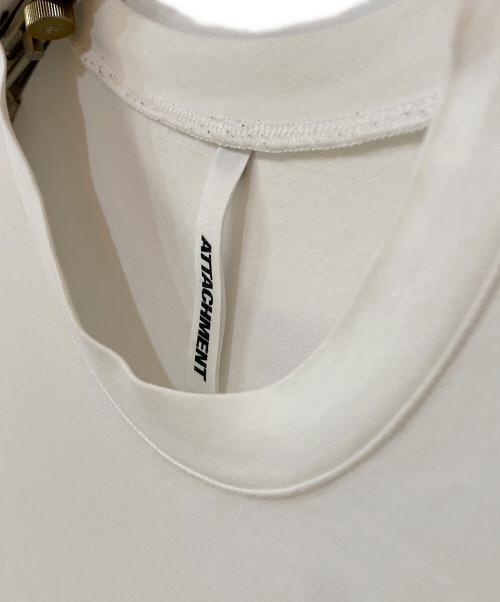 ATTACHMENT（アタッチメント）ATTACHMENT (アタッチメント) COTTON DOUBLE FACE SLIM FIT S/S TEE ホワイト サイズ: 2の古着・服飾アイテム