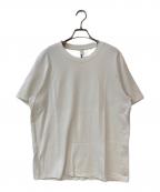 ATTACHMENTアタッチメント）の古着「COTTON DOUBLE FACE SLIM FIT S/S TEE」｜ホワイト