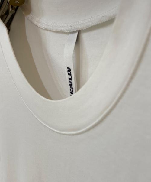 ATTACHMENT（アタッチメント）ATTACHMENT (アタッチメント) COTTON DOUBLE FACE SLIM FIT S/S TEE ホワイト サイズ:1の古着・服飾アイテム