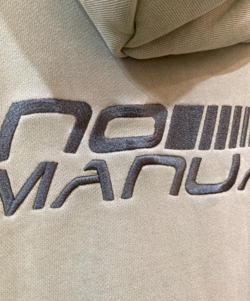 NOMANUAL（ノーマニュアル）NOMANUAL (ノーマニュアル) ロゴプルオーバーパーカー グリーン サイズ:Lの古着・服飾アイテム