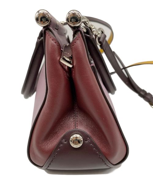 COACH（コーチ）COACH (コーチ) カラーブロックグレースハンドバッグ パープルの古着・服飾アイテム