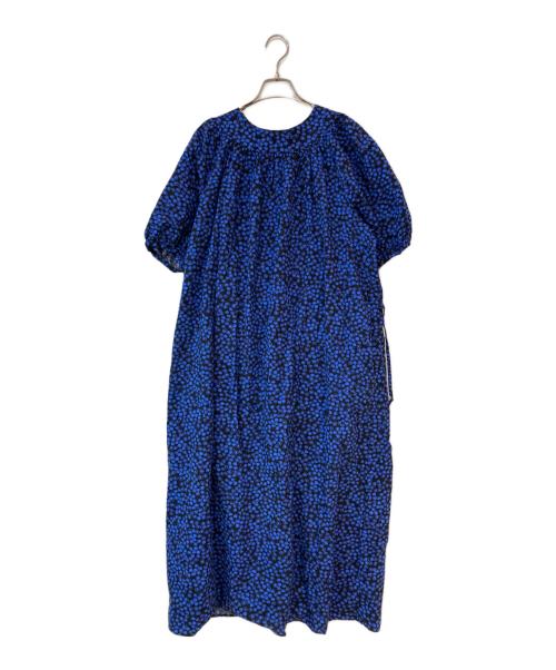 6(ROKU) BEAUTY&YOUTH（ロク ビューティーアンドユース）6(ROKU) BEAUTY&YOUTH (ロク ビューティーアンドユース) DOBBY FLOWER PRINT DRESS ブラック サイズ:36の古着・服飾アイテム