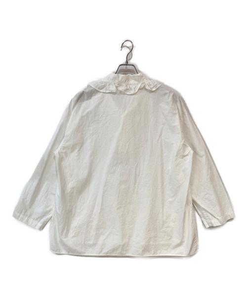 MACPHEE（マカフィー）MACPHEE (マカフィー) コットンタイプライター プルオーバーシャツ ホワイト サイズ:36の古着・服飾アイテム