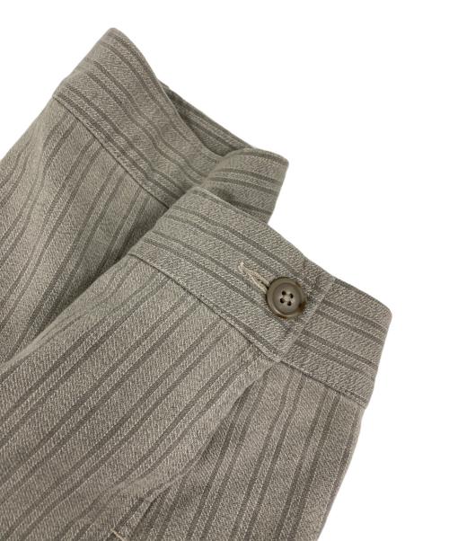 Porter Classic（ポータークラシック）Porter Classic (ポータークラシック) FADED STRIPE BINGHAM JACET グレー サイズ:3の古着・服飾アイテム