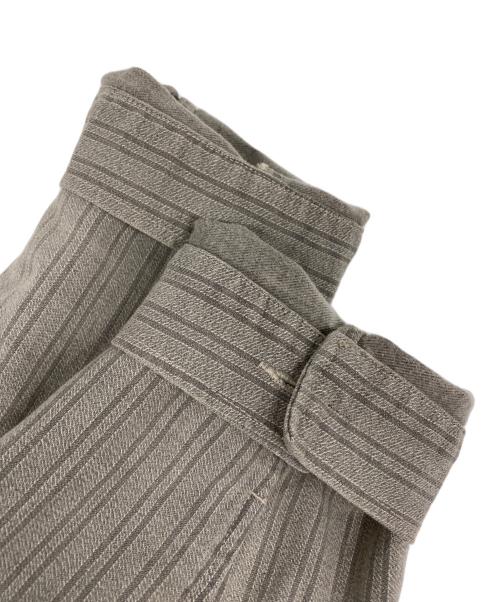Porter Classic（ポータークラシック）Porter Classic (ポータークラシック) FADED STRIPE BINGHAM JACET グレー サイズ:3の古着・服飾アイテム