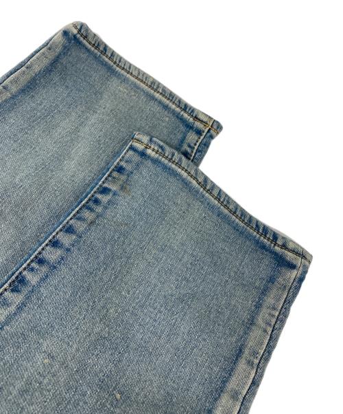Ron Herman（ロンハーマン）Ron Herman (ロンハーマン) ダメージリペア加工 スウェットデニムパンツ ブルー サイズ:Mの古着・服飾アイテム