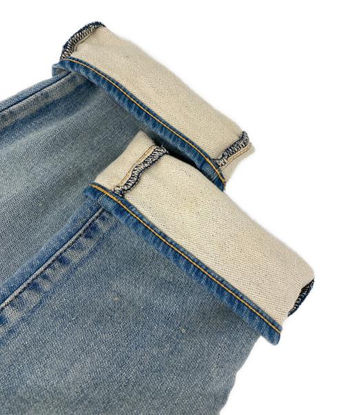 Ron Herman（ロンハーマン）Ron Herman (ロンハーマン) ダメージリペア加工 スウェットデニムパンツ ブルー サイズ:Mの古着・服飾アイテム