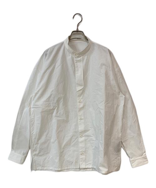 THE RERACS（ザ リラクス）THE RERACS (ザ リラクス) THE PLACKET SHIRTS ホワイト サイズ:46の古着・服飾アイテム