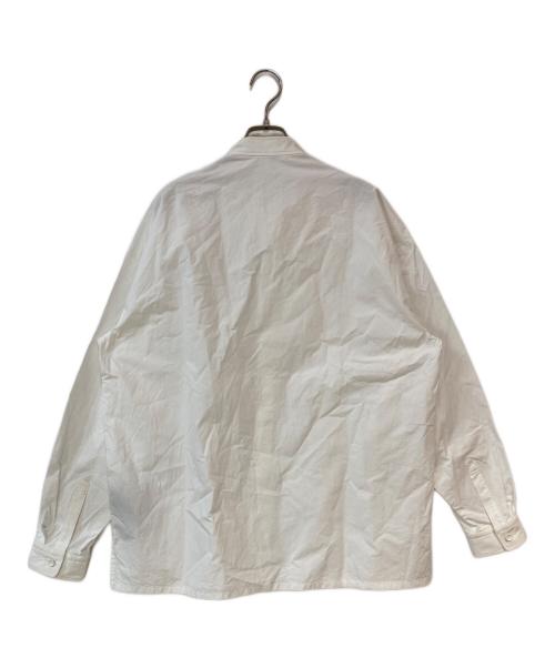 THE RERACS（ザ リラクス）THE RERACS (ザ リラクス) THE PLACKET SHIRTS ホワイト サイズ:46の古着・服飾アイテム