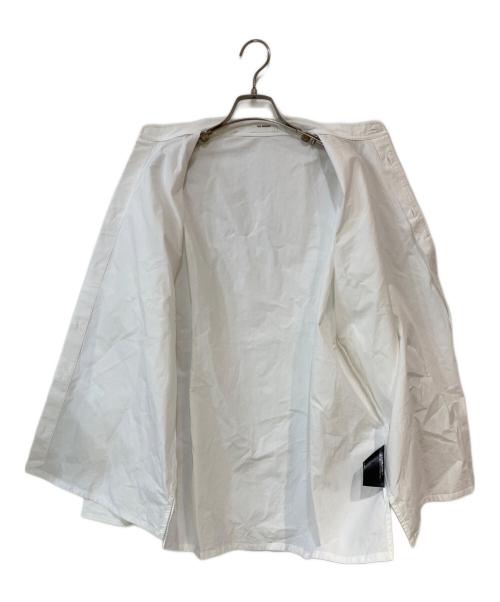 THE RERACS（ザ リラクス）THE RERACS (ザ リラクス) THE PLACKET SHIRTS ホワイト サイズ:46の古着・服飾アイテム