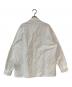 THE RERACS (ザ リラクス) THE PLACKET SHIRTS ホワイト サイズ:46：8000円