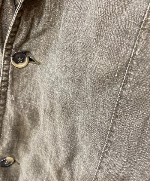 BURBERRY LONDON（バーバリーロンドン）BURBERRY LONDON (バーバリーロンドン) リネンテーラードジャケット ベージュ サイズ:54の古着・服飾アイテム