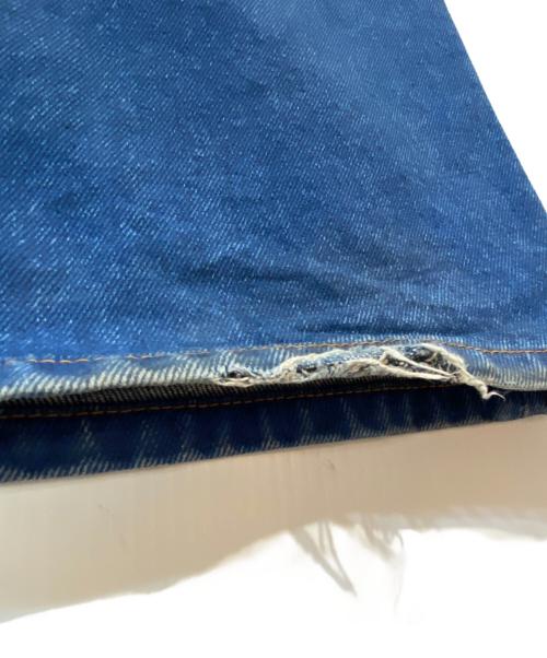 MARNI（マルニ）MARNI (マルニ) BLUE COATED DENIM JEANS WITH MOHAIR PATHES OCEAN モヘアパッチ デニムパンツ インディゴ サイズ:27の古着・服飾アイテム