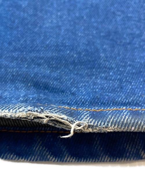 MARNI（マルニ）MARNI (マルニ) BLUE COATED DENIM JEANS WITH MOHAIR PATHES OCEAN モヘアパッチ デニムパンツ インディゴ サイズ:27の古着・服飾アイテム
