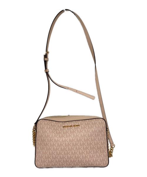 MICHAEL KORS（マイケル・コース）MICHAEL KORS (マイケル・コース) JET SET ITEM LG EW CROSSBODY バッグ ピンクの古着・服飾アイテム