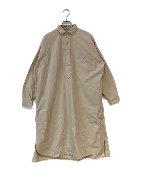 DANTON（ダントン）DANTON (ダントン) タイプライタープルオーバーシャツワンピース ベージュ サイズ:36の古着・服飾アイテム