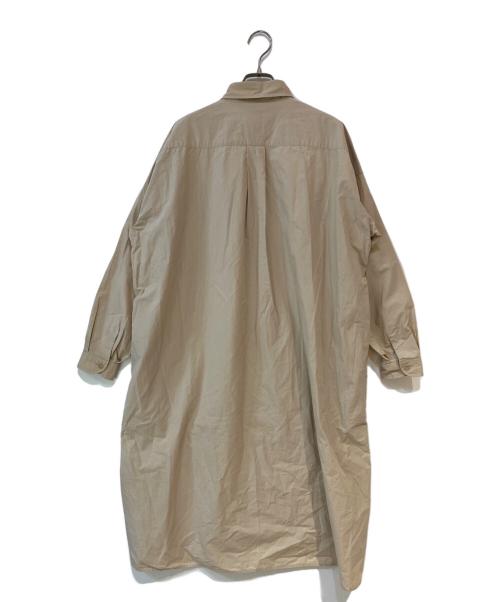DANTON（ダントン）DANTON (ダントン) タイプライタープルオーバーシャツワンピース ベージュ サイズ:36の古着・服飾アイテム