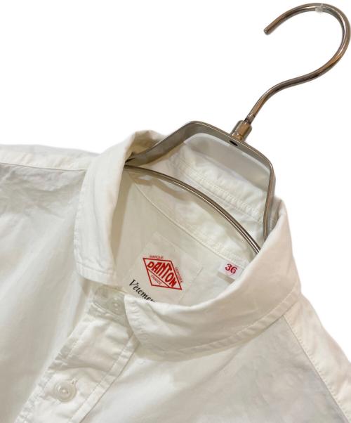 DANTON（ダントン）DANTON (ダントン) ロングシャツワンピース ホワイト サイズ:36の古着・服飾アイテム
