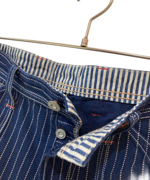 freewheelers（フリーホイーラーズ）freewheelers (フリーホイーラーズ) UNION SPECIAL OVERALLS LONGSHOREMAN ウォバッシュストライプパンツ インディゴ サイズ:W32 未使用品の古着・服飾アイテム