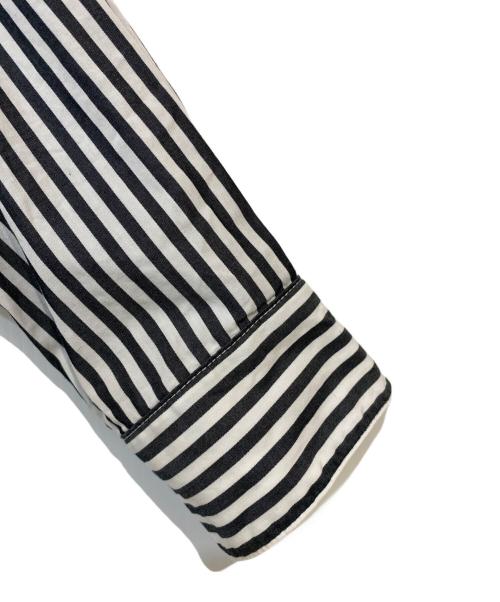Spick and Span（スピック＆スパン）Spick and Span (スピック＆スパン) 50コットンオーバーシャツ ブラック×ホワイト サイズ:Freeの古着・服飾アイテム