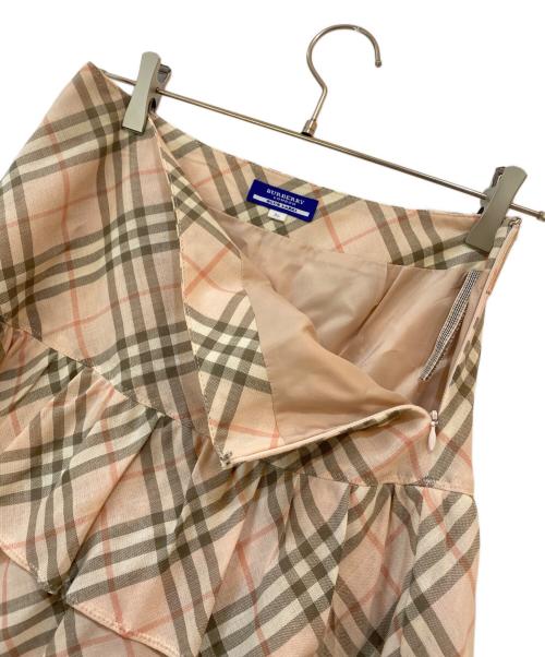 BURBERRY LONDON（バーバリーロンドン）BURBERRY LONDON (バーバリーロンドン) ノバチェック ミニスカート ベージュ サイズ:36の古着・服飾アイテム