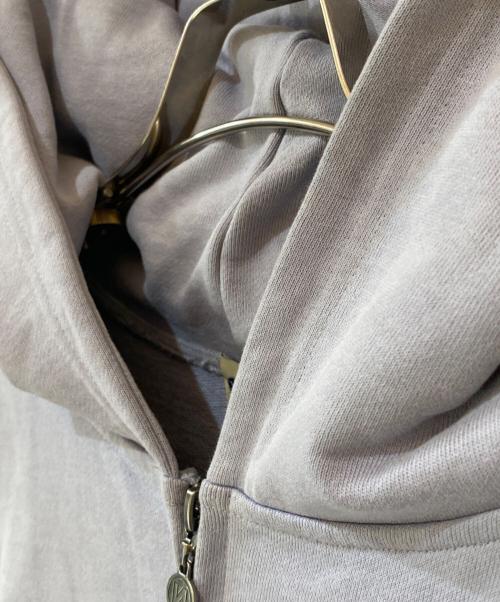 9090（9090）9090 (9090) 90 Logo Zip Hoodie ブルー サイズ:Lの古着・服飾アイテム