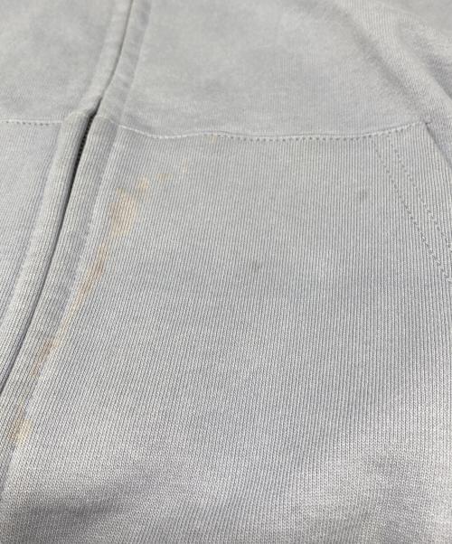 9090（9090）9090 (9090) 90 Logo Zip Hoodie ブルー サイズ:Lの古着・服飾アイテム