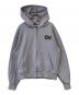9090（9090）の古着「90 Logo Zip Hoodie」｜ブルー