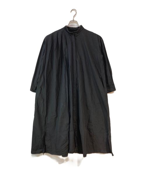 MARECHAL TERRE（マルシャルテル）MARECHAL TERRE (マルシャルテル) クロシェアミシャツワンピース ブラック サイズ:2の古着・服飾アイテム