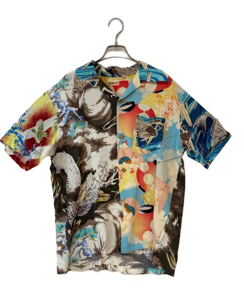 Sun Surf（サンサーフ）Sun Surf (サンサーフ) BEAMS JAPAN (ビームスジャパン) 別注 和柄 Aloha Shirt クレイジー サイズ:Mの古着・服飾アイテム