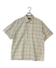 BURBERRY LONDON（バーバリーロンドン）の古着「半袖チェックシャツ」｜ベージュ