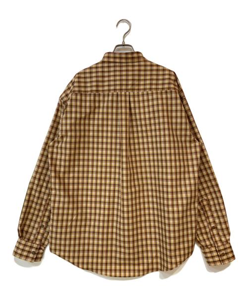 DAIWA（ダイワ）DAIWA (ダイワ) スナップボタン チェック シャツ ブラウン サイズ:Lの古着・服飾アイテム
