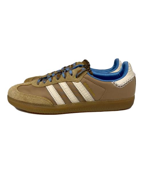 adidas（アディダス）adidas (アディダス) WALES BONNER (ウェールズボナー) NYLON SAMBA ローカットスニーカー ベージュ サイズ:26の古着・服飾アイテム