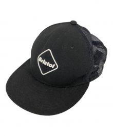 F.C.R.B.×New Era（エフシーレアルブリストル×ニューエラ）の古着「メッシュキャップ」｜ブラック