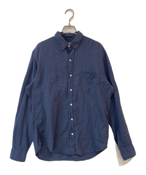 Frank&Eileen（フランクアンドアイリーン）Frank&Eileen (フランクアンドアイリーン) LUKE プレーンシャツ ネイビー サイズ:Ｓの古着・服飾アイテム
