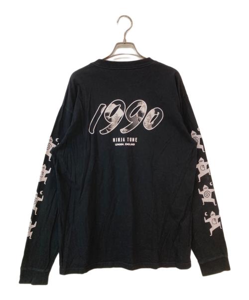 Carhartt WIP（カーハート ワーク イン プログレス）Carhartt WIP (カーハート ワーク イン プログレス) L/S NINJA TUNE T/S 長袖カットソー ブラック サイズ:Ｍの古着・服飾アイテム