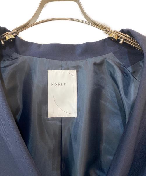 Noble（ノーブル）Noble (ノーブル) カルゼストレッチ テーラードジャケット ネイビー サイズ:38 未使用品の古着・服飾アイテム