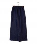 JOURNAL STANDARD relumeジャーナルスタンダード レリューム）の古着「N/Rダブルストライプパンツ」｜ネイビー